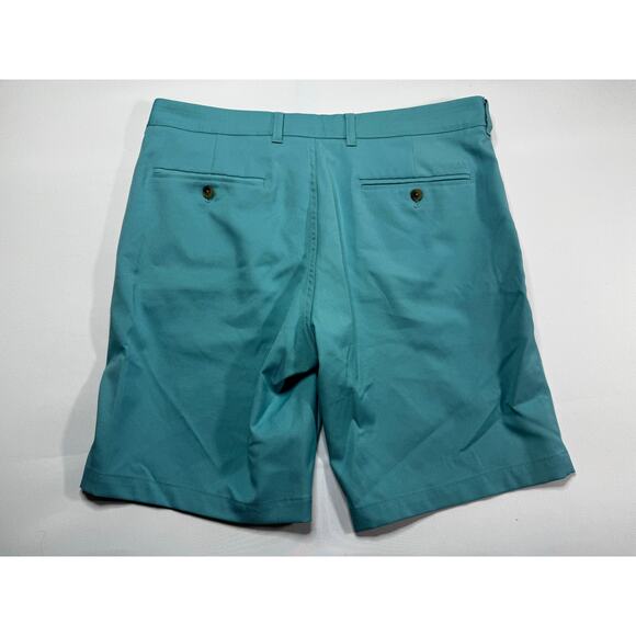Mizzen+Main Men's Helmsman Performance 9" Blue Chino Shorts - Size 34 (Meas 36) - Picture 2 of 6